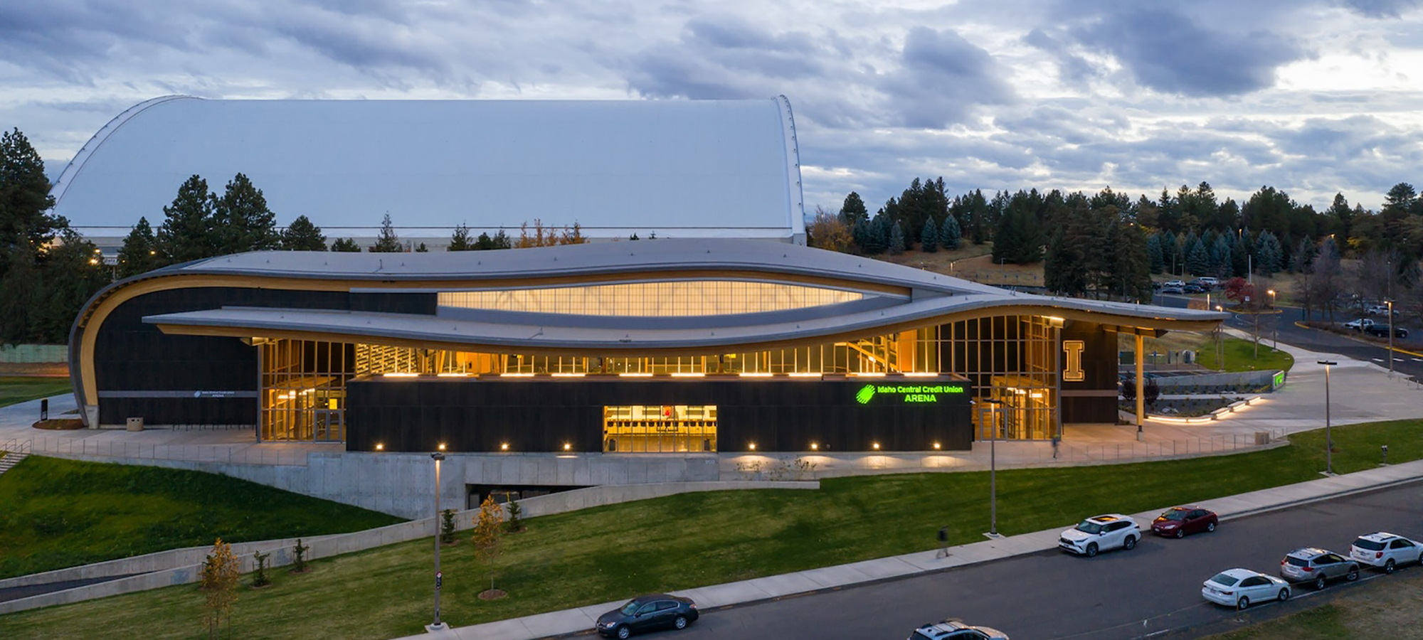 Idaho Central Credit Union Arena - Long-span Timber Sports Arena